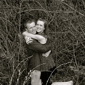 Dustin and Jenni, founders of Outlaw Woodworks