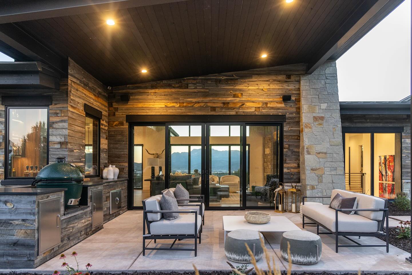 Snowfence Collection - Modern home with premium wood siding