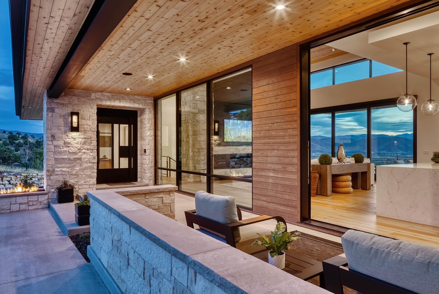 Tongue and Groove Collection - Modern home with premium wood siding